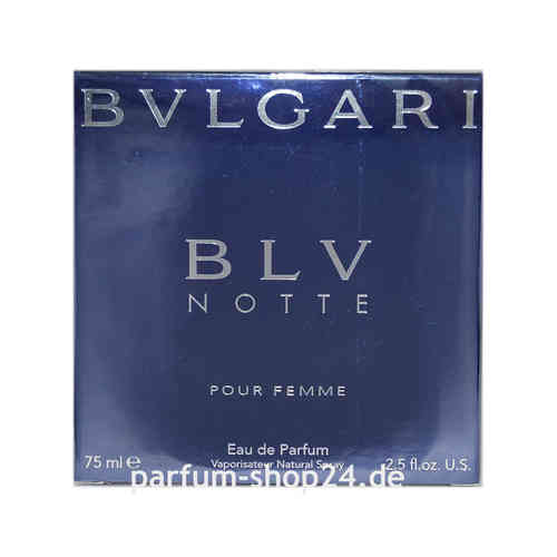 BLV Notte von Bvlgari - Eau de Parfum Spray EdP 75 ml