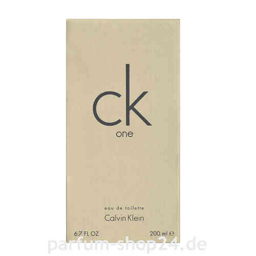 CK ONE von Calvin Klein - Eau de Toilette Spray EdT 200 ml
