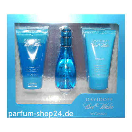 Cool Water Woman Geschenk-Set von Davidoff - Eau de Toilette Spray EdT 30 ml