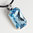 Grevenkämper Halskette Swarovski Kristall Silber Rechteck 26 mm blau Aquamarin